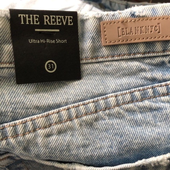 BlankNYC The Reeve  Ultra High Rise Jean Shorts Size 31 NWT - Picture 11 of 14